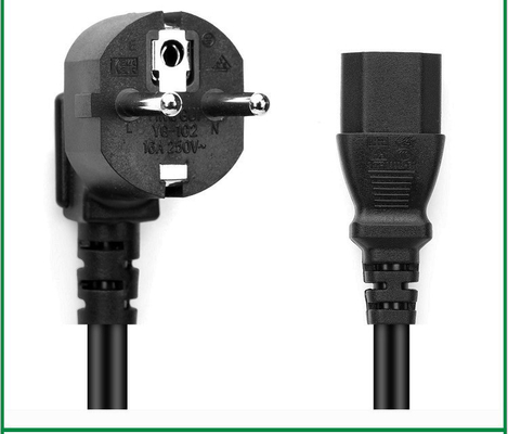 Stecker CEE7/7 Schuko zu Iec-60320 Vdec15 Netzanschlusskabel für Haushaltsgerät